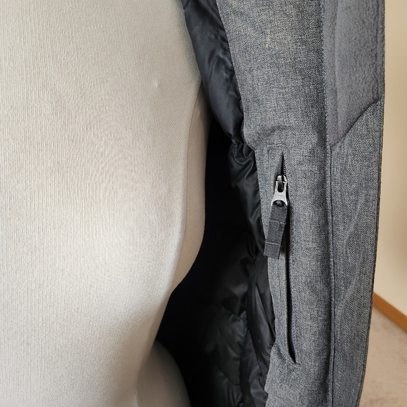 Eddie Bauer Down Filled Winter Puffer Jacket Faux Fur Hood - Picture 12 of 12